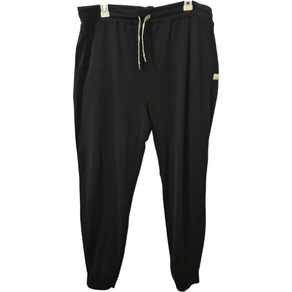 Vuori Other - Vuori Mens XXL Black Jogger Pants Drawstring Athletic Lounge Sweatpants